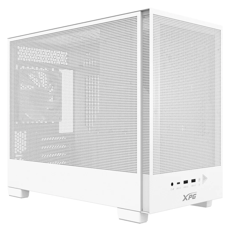 XPG VALOR MESH NANO MID-TOWER-CHASSIS - Balta, Midi Tower, PC, Balta, micro ATX, Mini-ITX, SPCC, 17 cm
