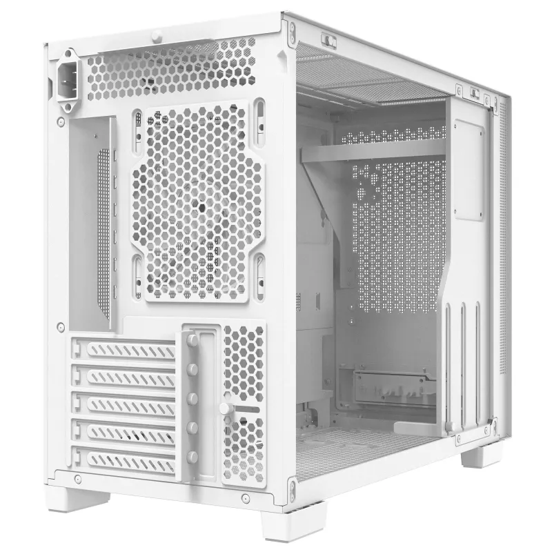 XPG VALOR MESH NANO MID-TOWER-CHASSIS - Balta, Midi Tower, PC, Balta, micro ATX, Mini-ITX, SPCC, 17 cm