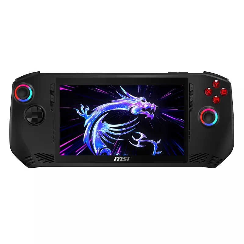 Nešiojama žaidimų konsolė MSI Claw 7 AI+ A2VM-028 — 7 colių 1920x1200 120 Hz, Intel Arc, 512 GB PCIe 4.0 SSD, Wi‑Fi 7, juoda