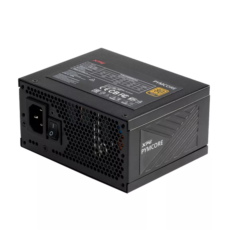 XPG PYMCORE 850w SFX GOLD maitinimo blokas, 850 W, 100–240 V, 50/60 Hz, 10 A, 20 A, 70,8 A