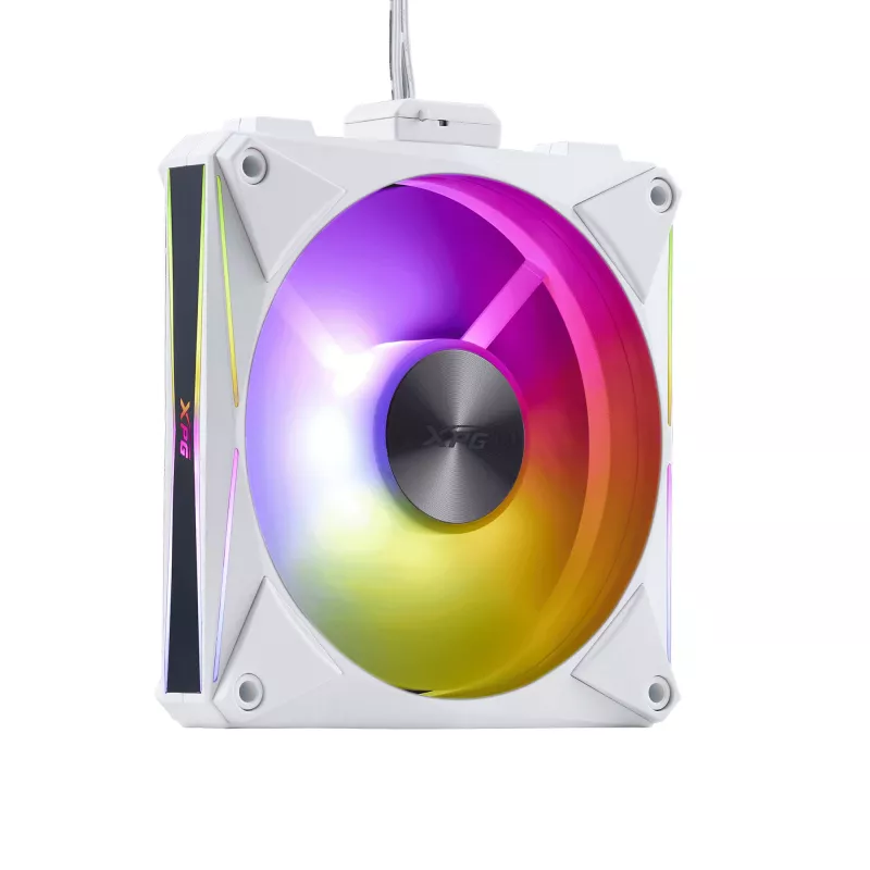 XPG HURRICANE MAG 120 ARGB PWM magnetinis ventiliatorius - baltas, Ventiliatorius, 12 cm, 300 RPM, 2000 RPM, Baltas
