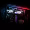 XPG VENTO PRO 120 PWM Juoda, ventiliatorius, 12 cm, 450 RPM, 2500 RPM, juoda, balta