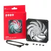 XPG VENTO PRO 120 PWM Juoda, ventiliatorius, 12 cm, 450 RPM, 2500 RPM, juoda, balta