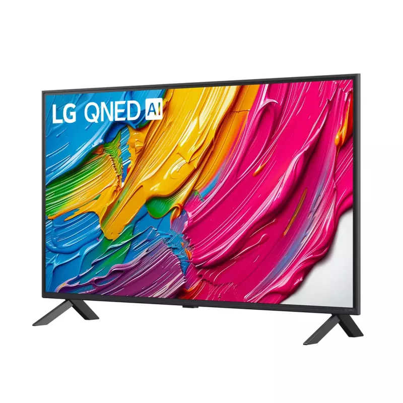 LG QNED AI 43QNED80A6A 109,2 cm (43 colių) 4K Ultra HD išmanusis televizorius su Wi-Fi, juodas
