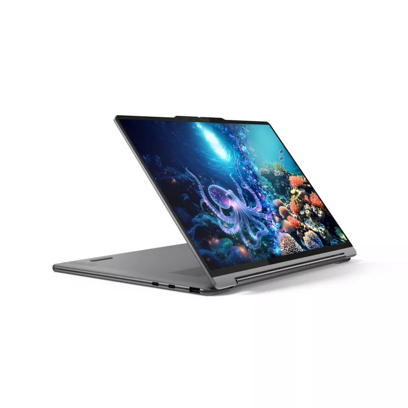 Lenovo Yoga 9 2-in-1 14ILL10 Copilot+ PC Intel Core Ultra 7 258V hibridinis (2-in-1) 35,6 cm (14 colių) jutiklinis ekranas WQUXGA 32 GB LPDDR5x-SDRAM 1 TB SSD Wi-Fi 7 (802.11be) Windows 11 Home vokiška pilka