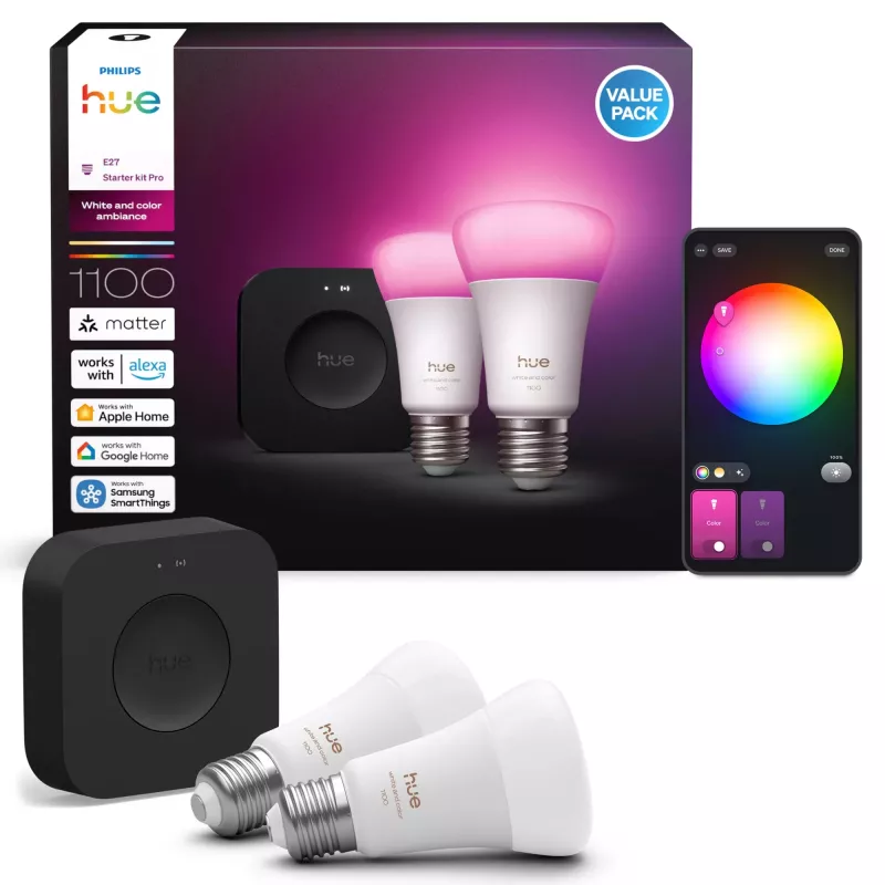 Philips Hue White and colour ambience 8721103107619 išmaniojo apšvietimo rinkinys Bluetooth/Zigbee 8,1 W