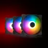 XPG VENTO 120 ARGB Juoda, ventiliatorius, 12 cm, 1200 RPM, juoda