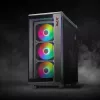 XPG VENTO 120 ARGB Juoda, ventiliatorius, 12 cm, 1200 RPM, juoda