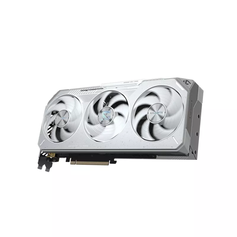 Vaizdo plokštė GIGABYTE Radeon RX 9070 XT GAMING OC ICE 16 GB GDDR6 256 bitų PCIe 5.0 3 ventiliatoriai balta