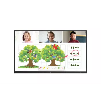 LG 86TR3PJ-B Skaitmeninis informacinis ekranas 2,18 m (86 colių) LED Wi-Fi 390 cd/m² UHD+ Juodas Liečiamas ekranas Android 8.0 16/7