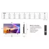 Philips 43PUS8500/12 TV 109.2 cm (43 coliai) 4K Ultra HD Smart TV Wi-Fi Juoda