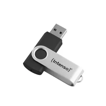 USB atmintinė Intenso 128 GB USB-A 3.2 Gen 1x1 juoda-sidabrinė