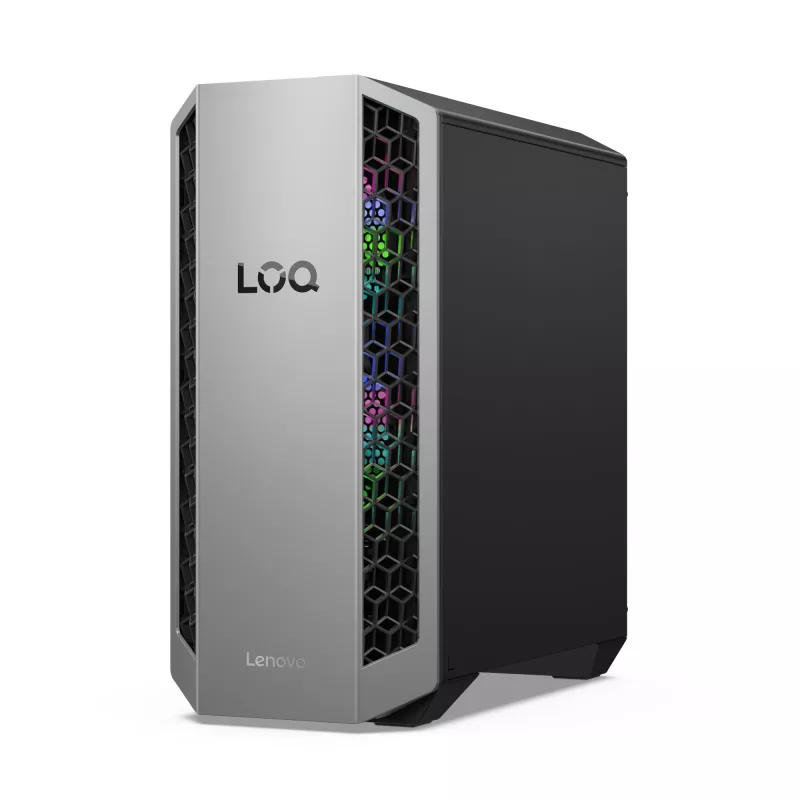 Lenovo LOQ Tower 26ADR10 AMD Ryzen™ 7 8745HX 16 GB DDR5-SDRAM 1 TB SSD NVIDIA GeForce RTX 5060 Windows 11 Home kompiuteris, juodas
