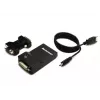 Lenovo USB 3.0 - DVI/VGA USB grafikos adapteris 2048 x 1152 pikselių, juodas