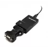 Lenovo USB 3.0 - DVI/VGA USB grafikos adapteris 2048 x 1152 pikselių, juodas
