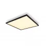 Išmanusis lubinis šviestuvas Philips Hue Aurelle Square Panel 600×600 mm, Bluetooth, 220–240V, 48 mm gylis, juoda/baltas