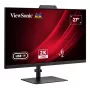 27 colių ViewSonic VG2741V-2K kompiuterio monitorius, 2560×1440 QHD, 4 ms, IPS/LCD, įmontuoti garsiakalbiai, VESA, reguliuojamas aukštis, juodas