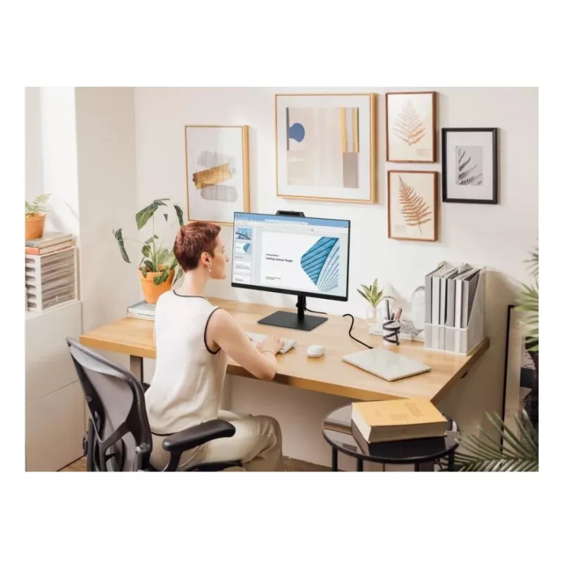 27 colių ViewSonic VG2741V-2K kompiuterio monitorius, 2560×1440 QHD, 4 ms, IPS/LCD, įmontuoti garsiakalbiai, VESA, reguliuojamas aukštis, juodas