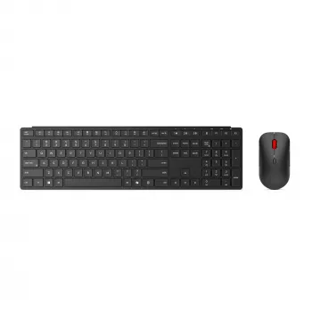“Lenovo 4X31S04814” klaviatūra, pelė įskaičiuota, biurui, belaidė, RF + “Bluetooth”, vokiška išdėstymas, juoda