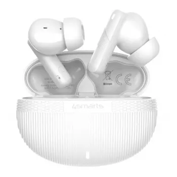 Ausinės 4smarts SkyBuds Pro ANC True Wireless Stereo TWS Į ausį Baltos 10 m atstumas 40 g