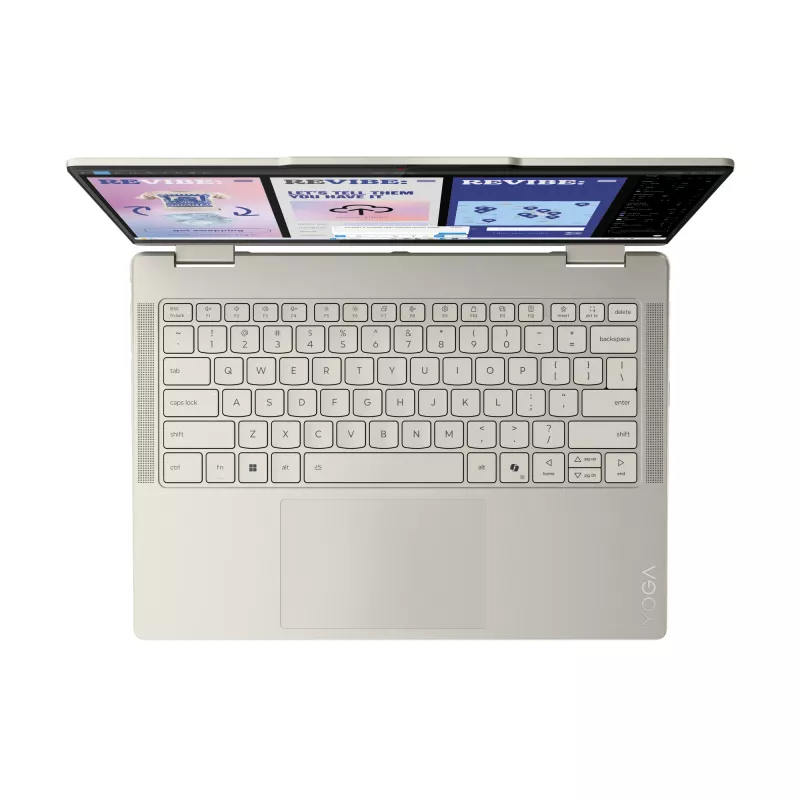 Lenovo Yoga 7 2-in-1 14ILL10 Copilot+ PC Intel Core Ultra 5 226V hibridinis (2-in-1) 35,6 cm (14 colių) jutiklinis ekranas WUXGA 16 GB LPDDR5x-SDRAM 1 TB SSD Wi-Fi 7 (802.11be) Windows 11 Home pilka