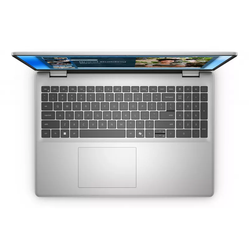 DELL DC16251 Intel Core 7 150U nešiojamas kompiuteris 40,6 cm (16 colių) Full HD+ 32 GB DDR5-SDRAM 1 TB SSD Wi-Fi 6E (802.11ax) Windows 11 Pro Platinum, sidabrinis
