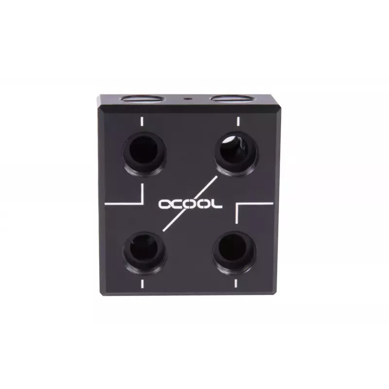 Vandens blokas Alphacool 12993 Acetal Copper Nickel Juoda 52mm 56mm 22.5mm