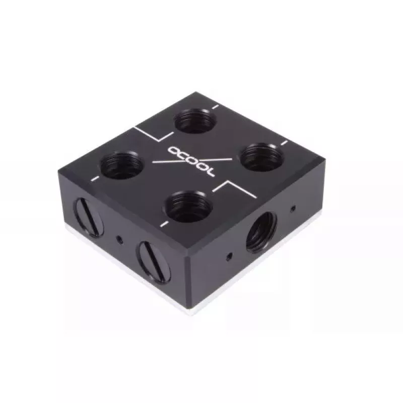 Vandens blokas Alphacool 12993 Acetal Copper Nickel Juoda 52mm 56mm 22.5mm