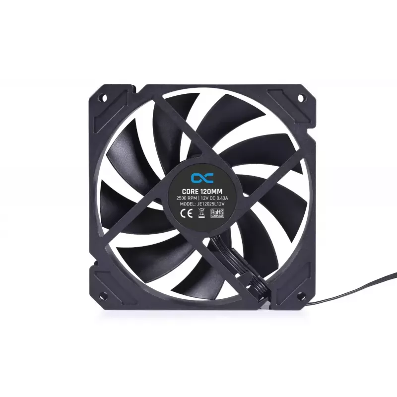 Ventiliatorius Alphacool 24852 12 cm Juodas 600-2500 RPM Hidraulinis