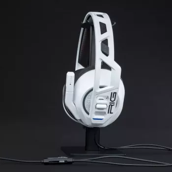 nacon RIG 300 PRO HS ausinės — laidinės, su galvos juosta žaidimų ausinės, ausis dengiančios, 20–20000 Hz, 1,2 m laidas, baltos