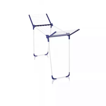Ant grindų statomas drabužių džiovinimo stovas Leifheit Pegasus 120 Solid Compact, sulankstomas metalas/plastikas, 12 m džiovinimo erdvės, 920×440×1490 mm