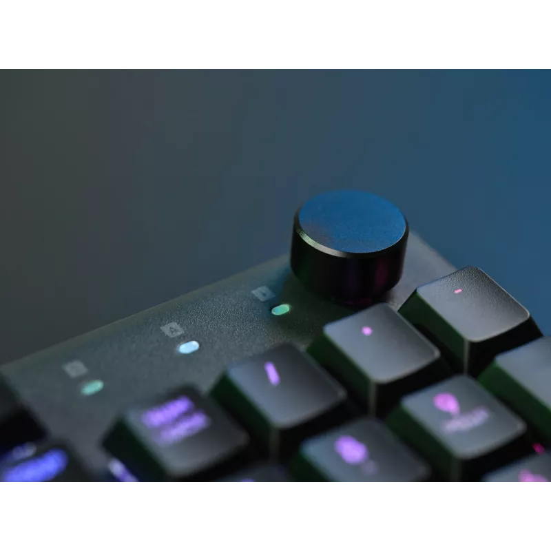Mechaninė žaidimų klaviatūra TRUST GXT 866 TORIX USB pilno dydžio 104 klavišų QWERTY juoda RGB