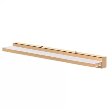LED sieninis šviestuvas ActiveJet AJE-MERO GOLD, paviršinis montavimas, stačiakampis, 4000 K, 850 lm, nekeičiama lemputė