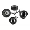 Pakabinamas šviestuvas ActiveJet AJE-PALOMA 3P E27, 3×40W, montuojamas ant lubų, sidabrinis, IP20, 440×250 mm