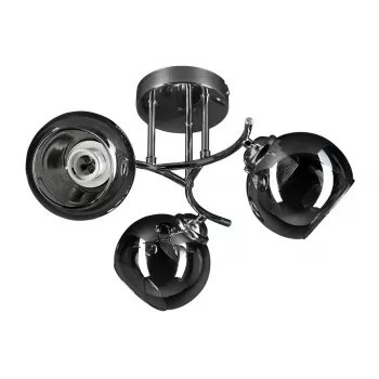 Pakabinamas šviestuvas ActiveJet AJE-PALOMA 3P E27, 3×40W, montuojamas ant lubų, sidabrinis, IP20, 440×250 mm
