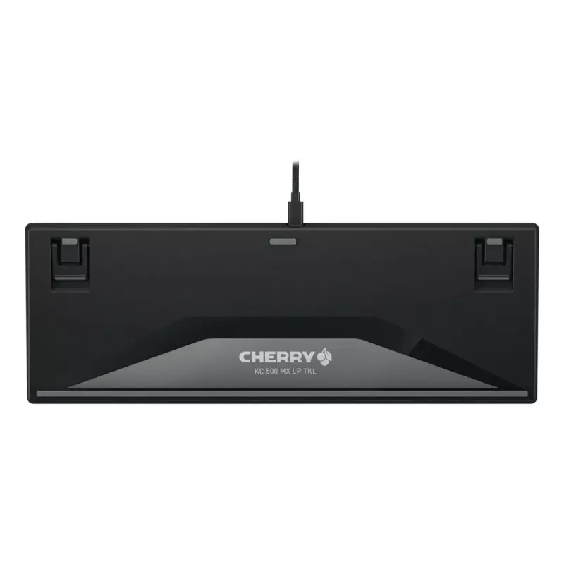 Klaviatūra Cherry KC 500 MX LP TKL Tenkeyless USB QWERTZ vokiška 88 klavišai Pilka/Juoda