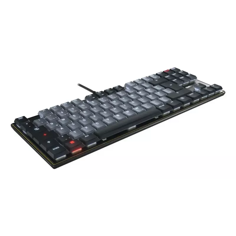 Klaviatūra Cherry KC 500 MX LP TKL Tenkeyless USB QWERTZ vokiška 88 klavišai Pilka/Juoda