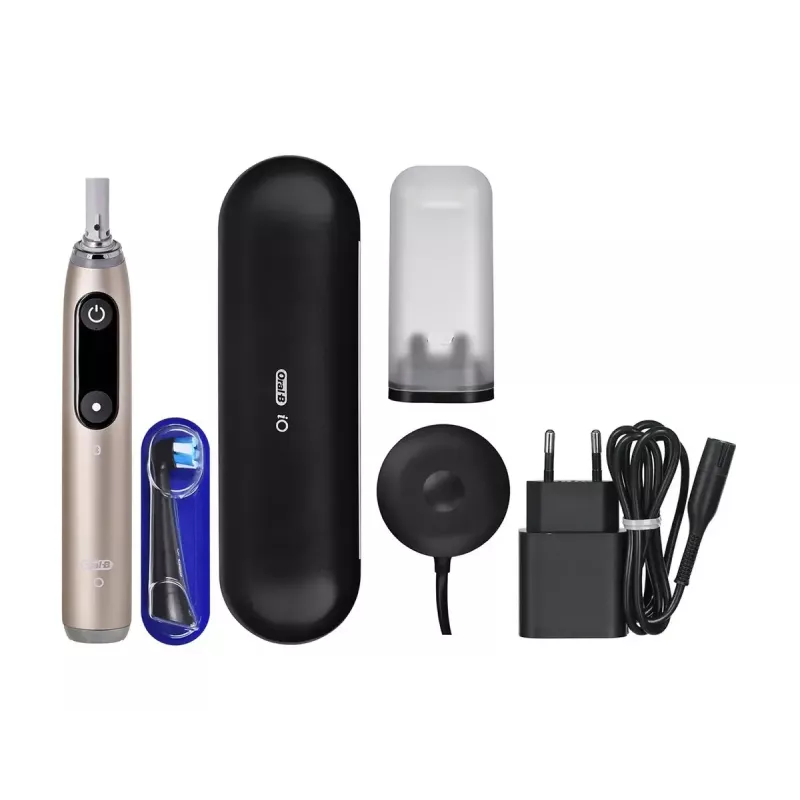 Oral-B iO Series 10 17398125 elektrinis dantų šepetėlis Suaugusiems Osciliuojantis dantų šepetėlis Juoda
