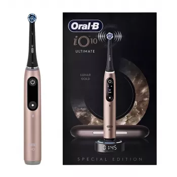 Oral-B iO Series 10 17398125 elektrinis dantų šepetėlis Suaugusiems Osciliuojantis dantų šepetėlis Juoda