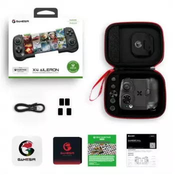 Žaidimų pultas GameSir X4a Bluetooth, skirtas „Android“, juodas