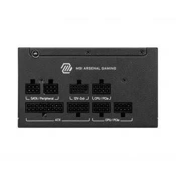 Maitinimo blokas MSI MAG A750GLS PCIE5 750W 24-pin ATX pilnai modulinis 80 PLUS Gold juodas