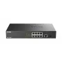 D-Link DGS-1010MP/E tinklo jungiklis Nevaldomas L2 Gigabit Ethernet (10/100/1000) Power over Ethernet (PoE) 1U Juoda