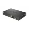 D-Link DGS-1010MP/E tinklo jungiklis Nevaldomas L2 Gigabit Ethernet (10/100/1000) Power over Ethernet (PoE) 1U Juoda