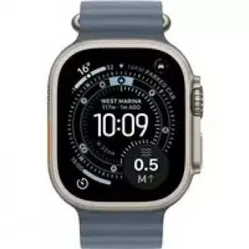 Išmanusis laikrodis Apple Watch Ultra 3 GPS + Cellular 49mm natūralaus titano korpusas su Anchor Blue Ocean dirželiu