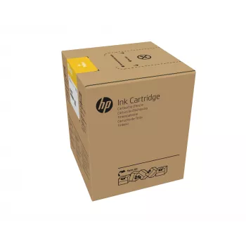 HP 882 5 litrų geltonos latekso rašalo kasetė, HP Latex R2000 spausdintuvui, HP Latex R2000 Plus spausdintuvui, terminis rašalinis, geltona, Jungtinės Valstijos, Singapūras, 190,5 mm, 189 mm