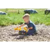 Lena EcoActives Žemės kasėjas, Traktorius, 2 m., Plastikas, Mediena, Juoda, Pilka, Geltona