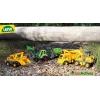 Lena EcoActives Žemės kasėjas, Traktorius, 2 m., Plastikas, Mediena, Juoda, Pilka, Geltona