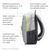 Kuprinė HP 39,62 cm (15,6 col.) Active Backpack Pilka/Neoninė geltona