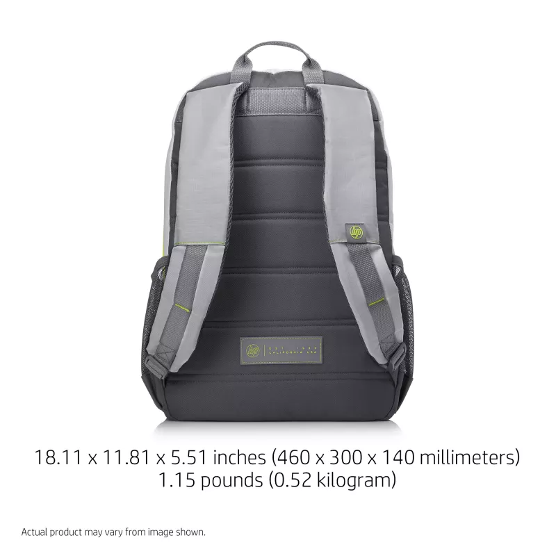 Kuprinė HP 39,62 cm (15,6 col.) Active Backpack Pilka/Neoninė geltona