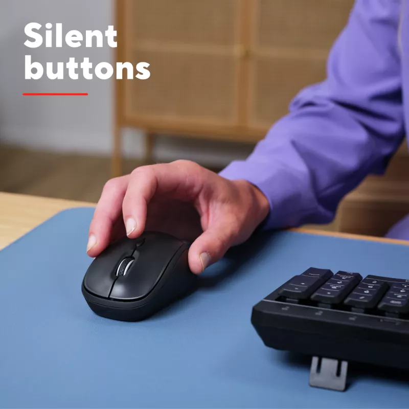 Trust Yvi+ pelė, universali, abiem rankoms tinkama, RF belaidė + Bluetooth, optinė, 1600 DPI